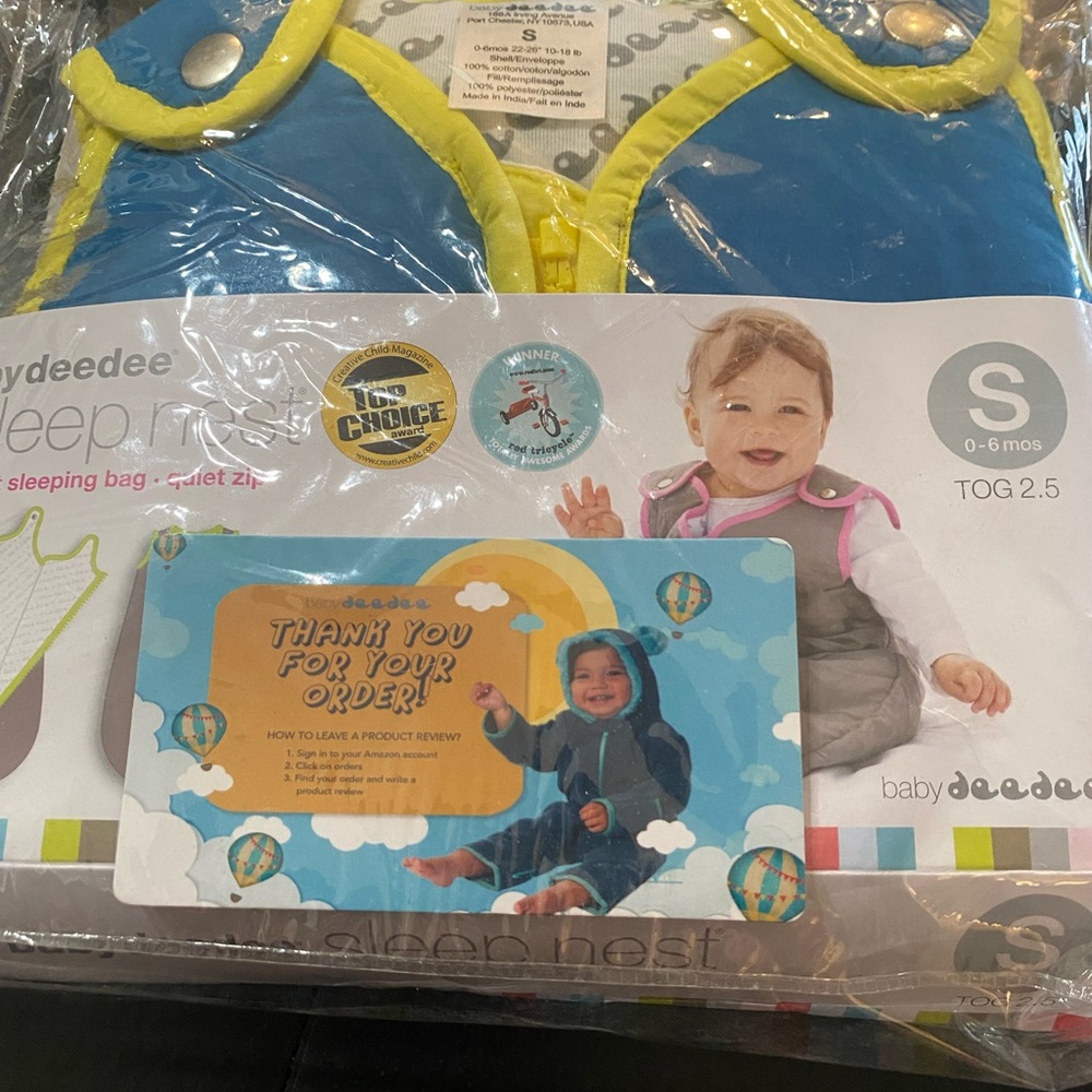 Baby Deedee Blue and Yellow Sleep Nest